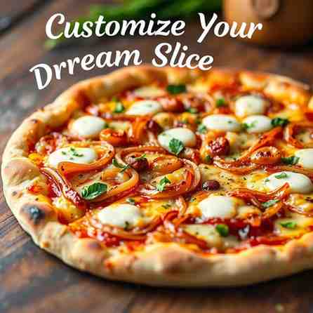 Caramelized Onion Pizza - Customize Your Dream Slice Today